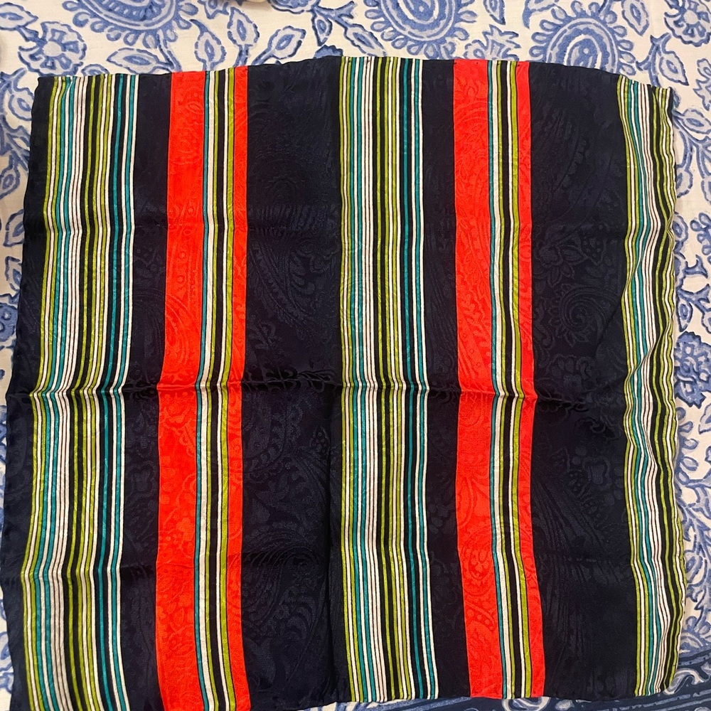 Colorful Striped pocket square